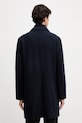 Одежда Шерстяное пальто Barbour KIRKBRIDGE MWO0303 тёмно-синий