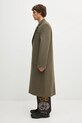 Our Legacy płaszcz z dodatkiem wełny Robe M4251RD zielony AW25
