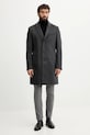BOSS płaszcz wełniany 50549187 szary AW25
