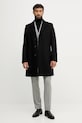 BOSS palton de lână 50549187 negru AW25