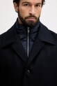 Вълнено палто BOSS 50551087 тъмносин
