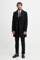 BOSS płaszcz z wełną 50551117 granatowy AW25