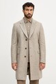 BOSS cappotto in lana marrone 50551612