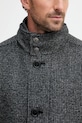 BOSS palton de lână 50551614 gri
