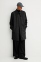 Kabát s vlnou HUGO 50549789 černá AW25