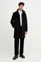 Kabát s příměsí vlny Marc O'Polo 529028871044 černá AW25