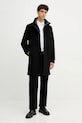 Marc O'Polo płaszcz z dodatkiem wełny 529028871044 czarny AW25