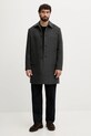 Пальто с добавлением шерсти United Colors of Benetton 2C4VUN06U серый AW25