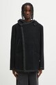 Ader Error płaszcz z dodatkiem wełny COAT nieocieplane czarny BO01FWCT0104BK