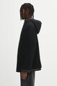 Ader Error płaszcz z dodatkiem wełny COAT BO01FWCT0104BK czarny AW25