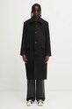 Ader Error płaszcz wełniany COAT nieocieplane czarny BO42FYCT0101BK