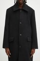 Ader Error płaszcz wełniany COAT czarny BO42FYCT0101BK