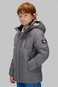 Dětská zimní bunda Calvin Klein Jeans šedá IB0IB01276.128.170.9BYA