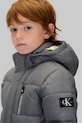 CHLAPEC Dětská zimní bunda Calvin Klein Jeans IB0IB01276.128.170.9BYA šedá