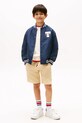 Chłopiec Tommy Hilfiger kurtka bomber dwustronna dziecięca KB0KB09740.9BYA granatowy