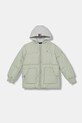Dětská péřová bunda Tommy Hilfiger KB0KB09815.9BYA zelená AW25