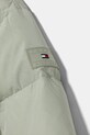 Dětská péřová bunda Tommy Hilfiger zelená KB0KB09815.9BYA