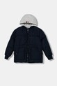 Tommy Hilfiger kurtka puchowa dziecięca KB0KB09815.9BYA granatowy AW25