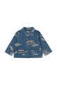 Konges Sløjd kurtka jeansowa dziecięca MAGOT JACKET GOTS bez kaptura granatowy KS103886.B.9BYA