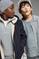 Dětská bunda Emporio Armani přechodné námořnická modř EB000508.AF19524