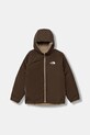 The North Face kurtka dwustronna dziecięca B REVERSIBLE PERRITO HOODED JACKET pozostałe beżowy NF0A88TWBOX1