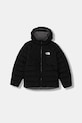 The North Face kurtka dwustronna dziecięca B REVERSIBLE PERRITO HOODED JACKET pozostałe czarny NF0A88TWWOO1