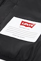 Levi's kurtka dziecięca SHERPA LINED MDWT PUFFER czarny 9EN628
