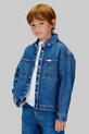 Дитяча бавовняна куртка Calvin Klein Jeans джинс блакитний IB0IB02594.9BYA