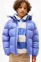 Дитяча пухова куртка Tommy Hilfiger з утепленням блакитний KB0KB10091.98.122.9BYA