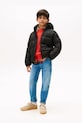 Детско пухено яке Tommy Hilfiger черен KB0KB10091.98.122.9BYA