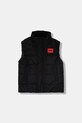 Detská páperová vesta HUGO páperové čierna G00482.114.150