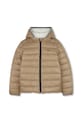 Chłopiec BOSS kurtka puchowa dwustronna dziecięca J52398.114.150 beżowy