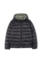 Băieți BOSS geacă de puf reversibila pentru copii J52398.162.174 verde