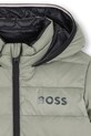 BOSS geacă de puf reversibila pentru copii J52398.162.174 verde