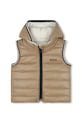 Băieți BOSS vestă dublă cu puf pentru copii J52474.86.94 bej