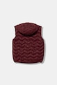 United Colors of Benetton vestă copii 2TWDCJ00R.G.Season.9BYA burgundia AW25