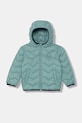United Colors of Benetton geacă copii cu captuseala turcoaz 2TWDGN02V.P.Season.9BYA