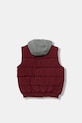 United Colors of Benetton bezrękawnik dziecięcy 2IGGCJ012.G.seasonal bordowy AW25