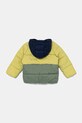 United Colors of Benetton geacă copii 2WU0GN02W.P.Season.9BYA verde AW25
