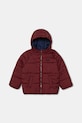 Dječja jakna United Colors of Benetton s kapuljačom bordo 2WU0GN02W.P.Season.9BYA