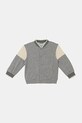 Детски суичър United Colors of Benetton без качулка сив 32N4G503Z.P.seasonal