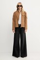 Patrizia Pepe ramoneska zamszowa 8O0187.L157 beżowy AW25