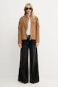 Μπουφάν σουέτ Patrizia Pepe 8O0187.L157 μπεζ AW25
