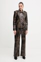 Patrizia Pepe geacă ramones 8O0202.E064 maro AW25