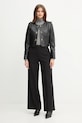 Elisabetta Franchi bőrdzseki GD52Z56E2 fekete AW25