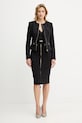 Σακάκι Elisabetta Franchi GI17356E2 μαύρο AW25