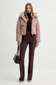Велюровая куртка Elisabetta Franchi PI82D56E2 розовый AW25