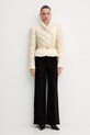 Bunda Elisabetta Franchi PI89Z56E2 béžová AW25