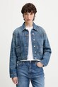 Odzież Tommy Jeans kurtka jeansowa DW0DW21061 niebieski