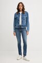 Džínová bunda Tommy Hilfiger WW0WW46485 modrá AW25